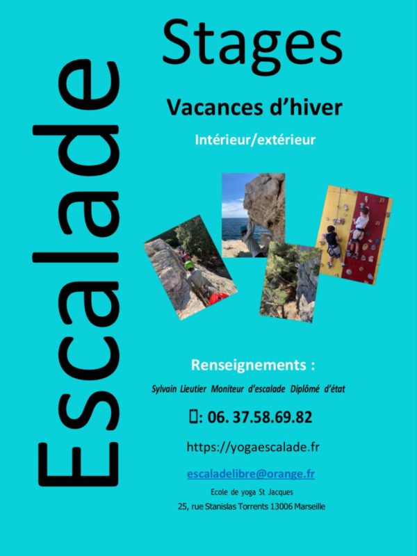 stage d'escalade à Marseille
